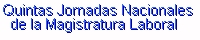 Jornadas de Magistratura Laboral