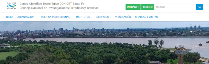 Nueva web del CONICET Santa Fe