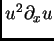 $ u^2 \partial_x u$