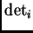 $ {\det}_i$