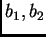 $ b_1, b_2$