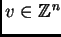 $ v \in \ensuremath{\mathbb{Z}}^n$