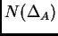 $ N(\Delta_A)$