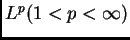 $ L^{p}(1<p<\infty)$