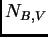 $ N_{B,V}$