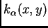 $ k_{\alpha}(x,y)$