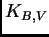 $ K_{B,V}$