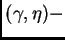$ (\gamma,
\eta)-$