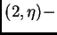 $ (2,\eta)-$