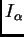 $ I_{\alpha}$