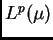 $ L^p(\mu)$