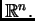 $ \mathbb{R}^n.$