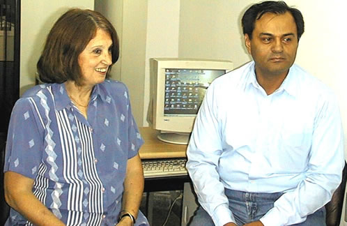 Dra. Ameila Rubiolo y el Dr. Caciano P. Zapata Nore&ntilde;a