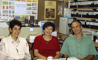 Graciela Mir, Nelsa Bottinelli, y Lautaro Massa