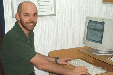 Dr. Ernesto Klimvsky en el INTEC (Foto: gentileza Mg. Roberto Rodriguez)